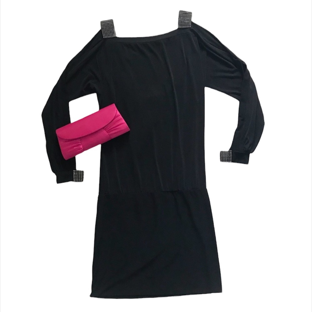 B. Smart black cocktail dress